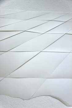 Detail Raster zentriert, 2014, Papier ca. 150cm x 340cm